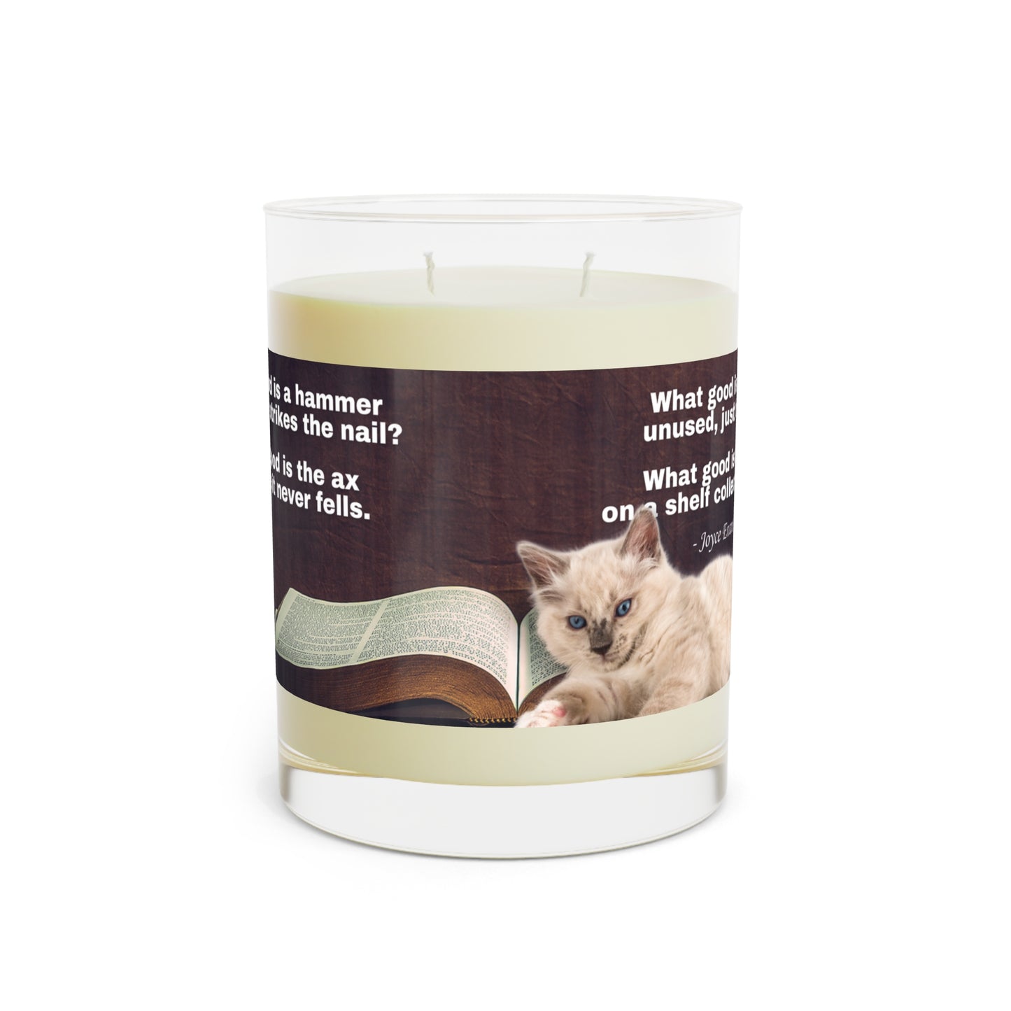 Dusty Bible Scented Candle - Full Glass, 11oz