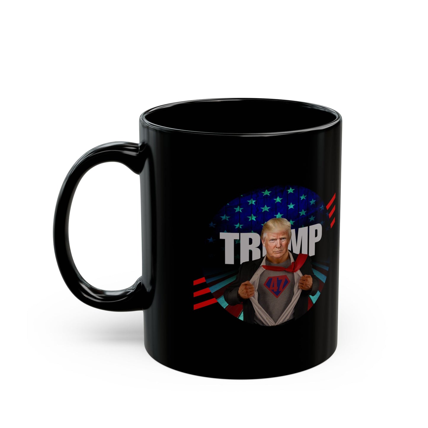 Trump is Back 47 Black Mug (11oz, 15oz)