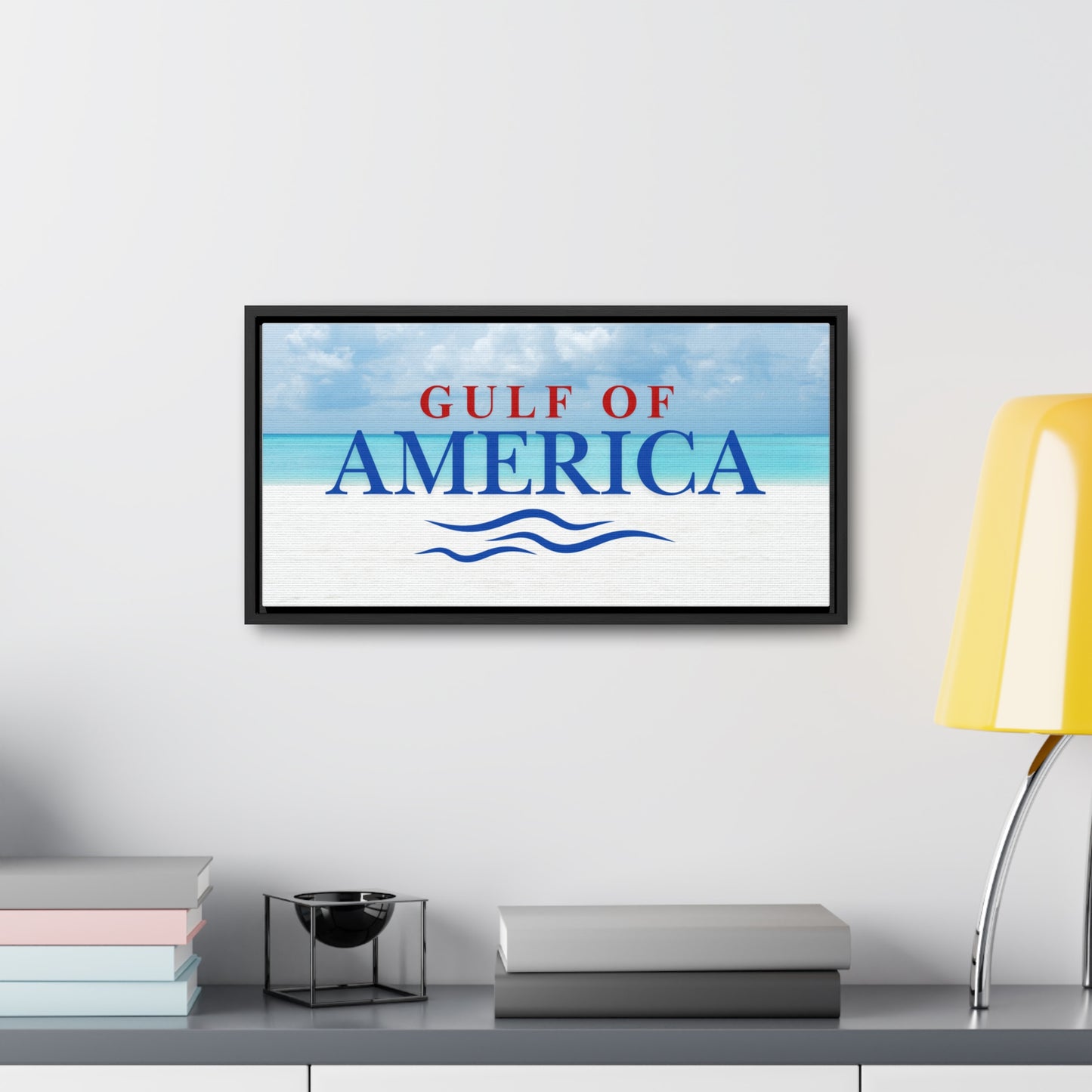 Gulf of America Canvas Wrap - Coastal Wall Art for Beach Lovers