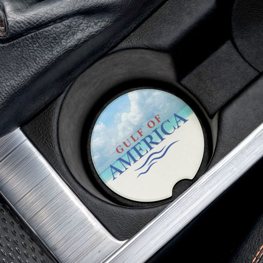 Gulf of America Beach Soapstone Car Coaster