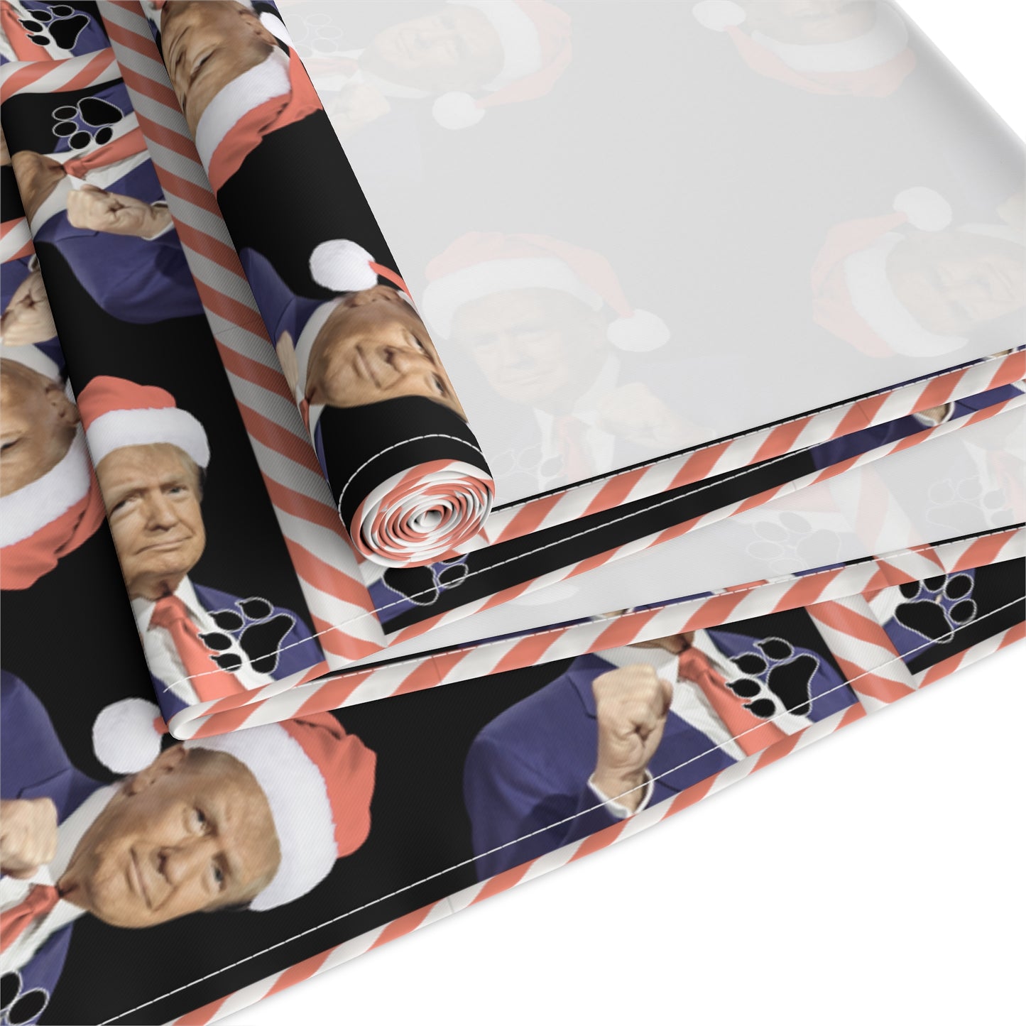 Trump Novelty Christmas Table Runner (Cotton, Poly)