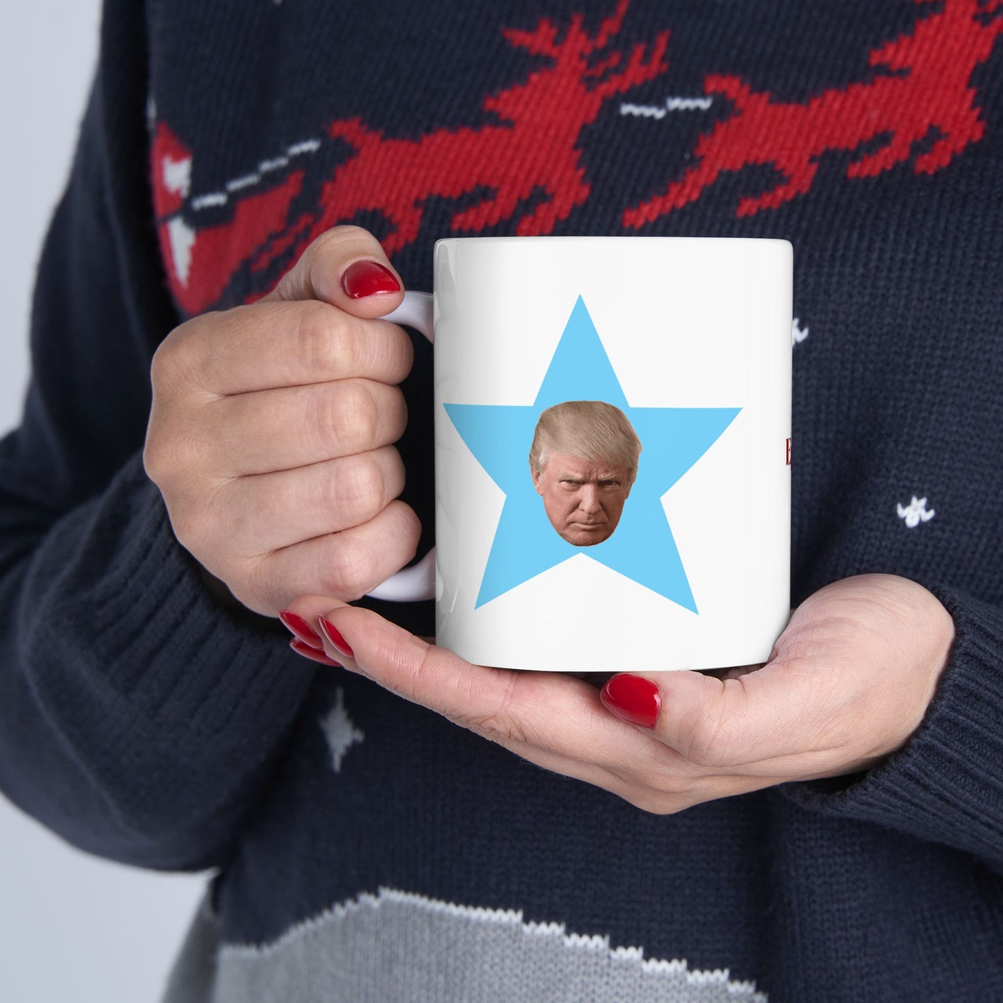 Trump the Star Ceramic Mug, (11oz)