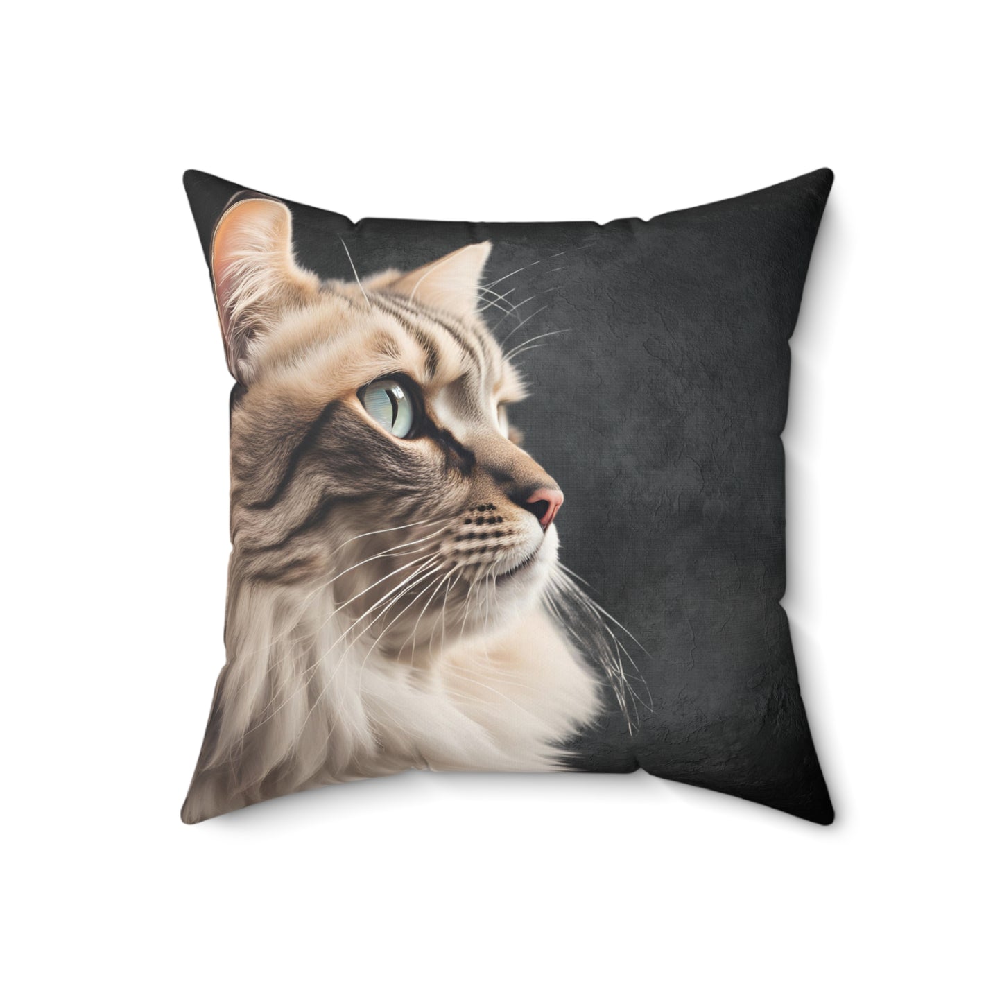 Cat Lover's Spun Polyester Square Pillow - Cozy Home Décor