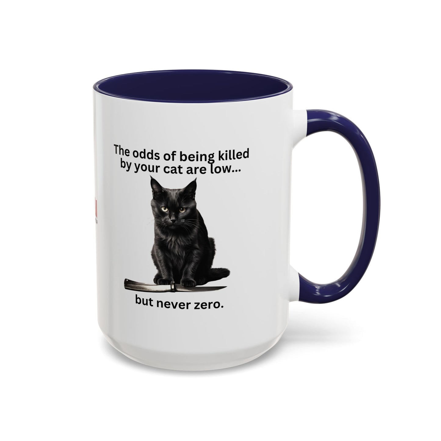 Killer Cat Odds Accent Coffee Mug (11, 15oz)