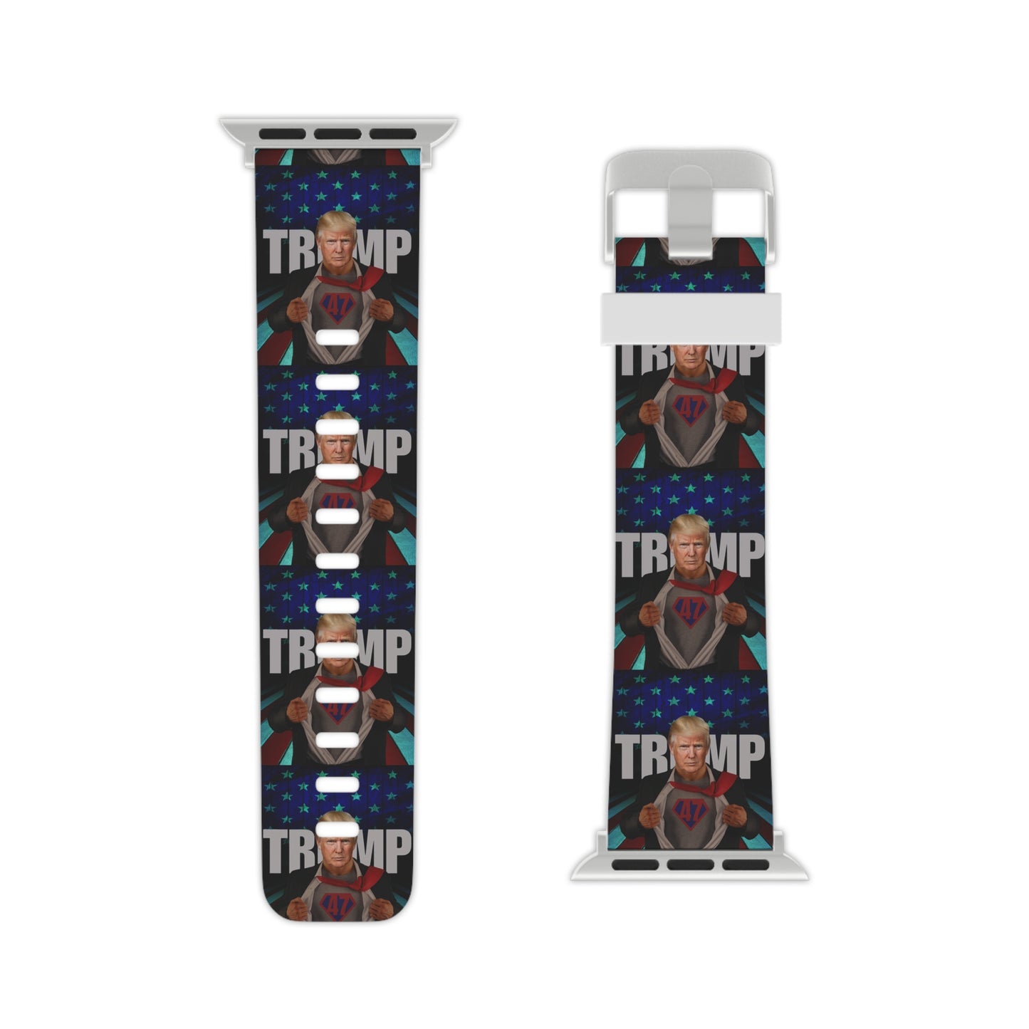 Bold Trump-Themed Apple Watch Band – Patriotic Strap for Every Occasion