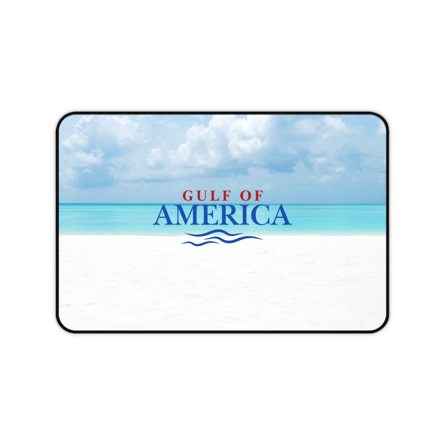 Gulf of America Desk Mat - Coastal Themed Office Decor