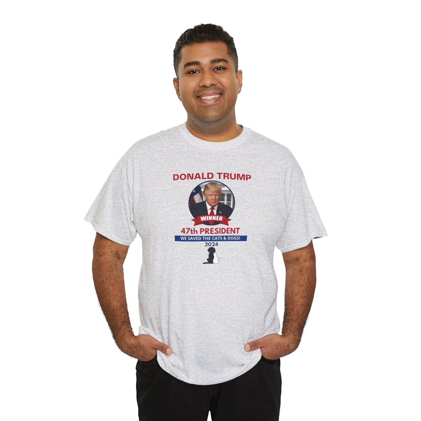 Donald Trump 47th President Unisex Heavy Cotton Tee