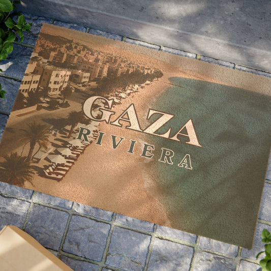 Gaza Riviera Welcome Doormat Printify