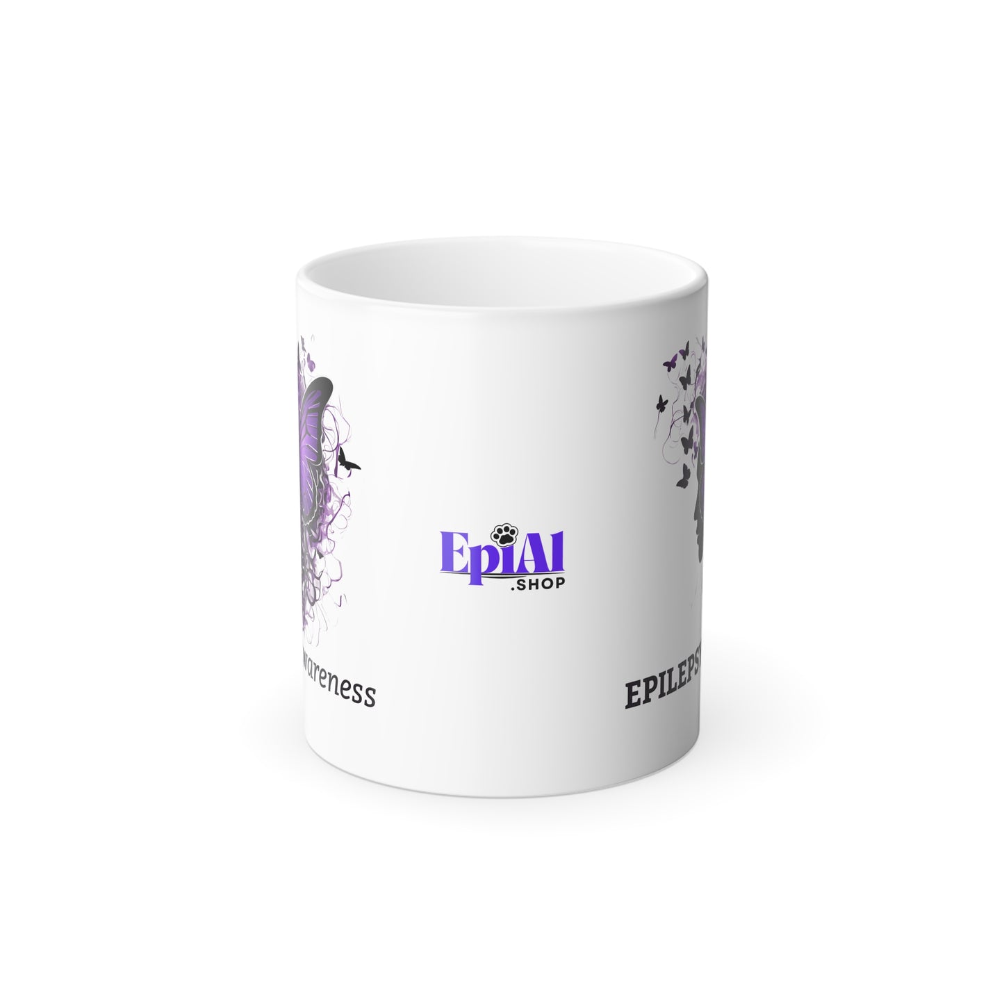 Epilepsy Awareness Color Morphing Mug, 11oz