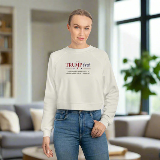 In My Trump Era Women's Cropped Fleece Pullover