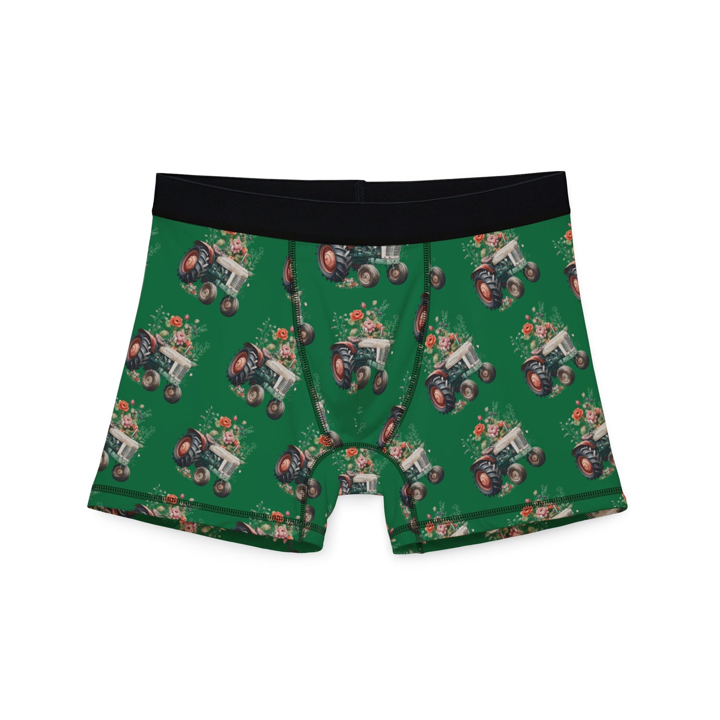 Green Tractor Men's Boxers