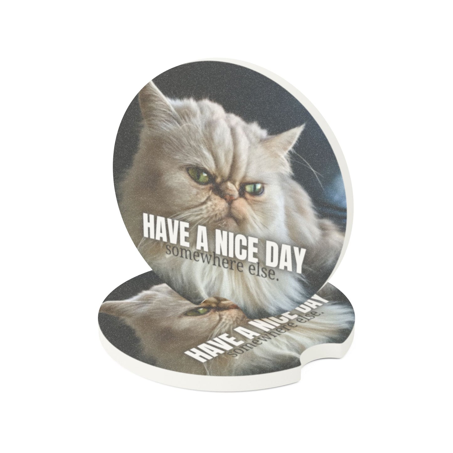 Nice Day Soapstone Car Coaster