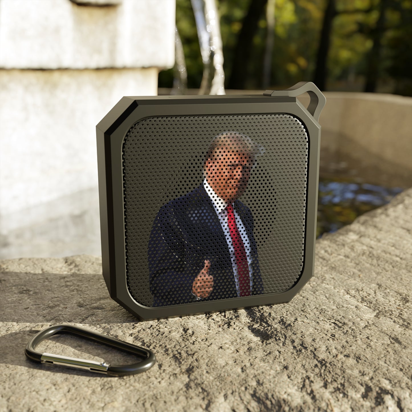 Donald Trump Thumbs Up Outdoor Bluetooth Speaker | Portable Music Companion for Adventures