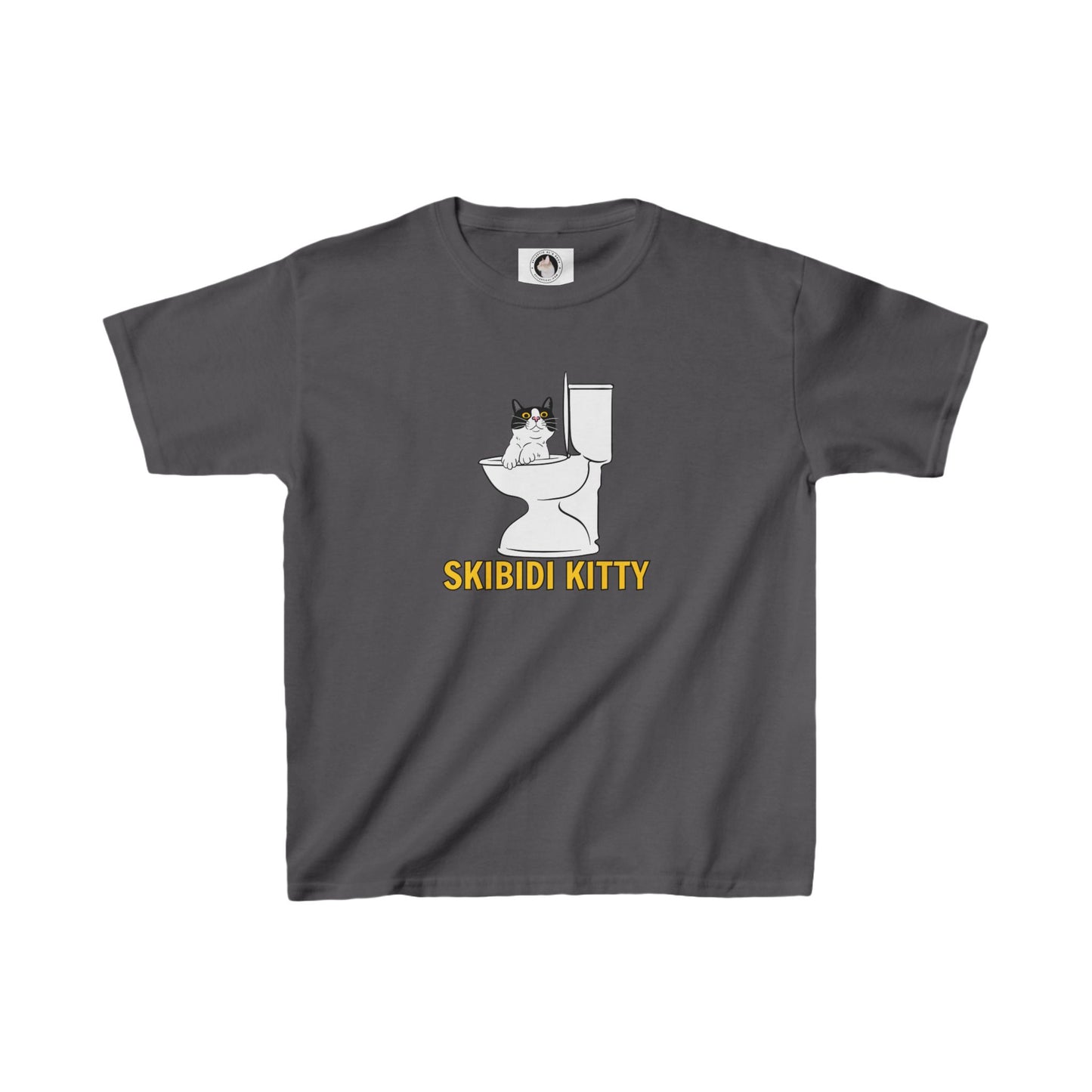 Skibidi Cat Kids Heavy Cotton™ Tee