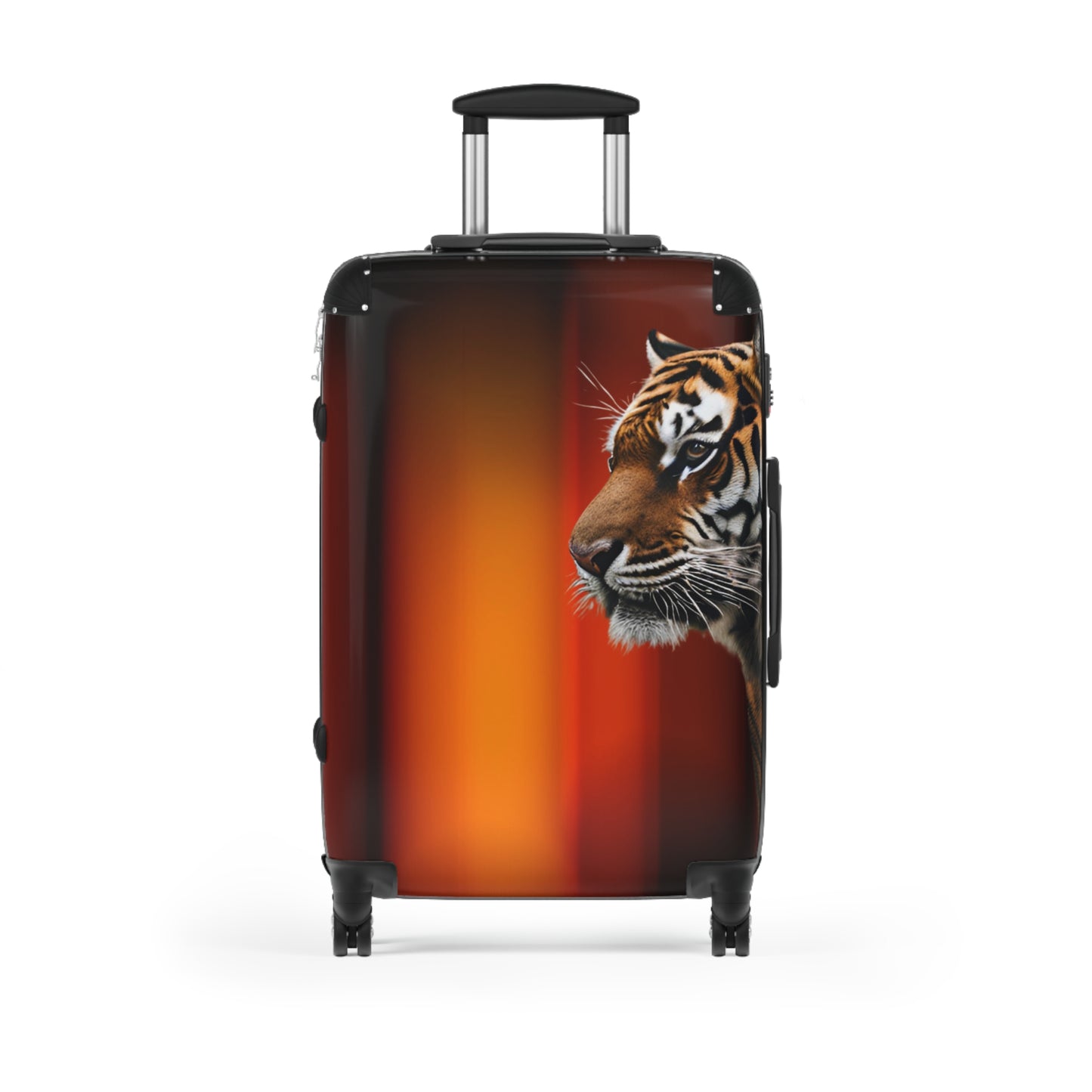 Tiger Print Suitcase - Stylish Travel Luggage for Adventurers