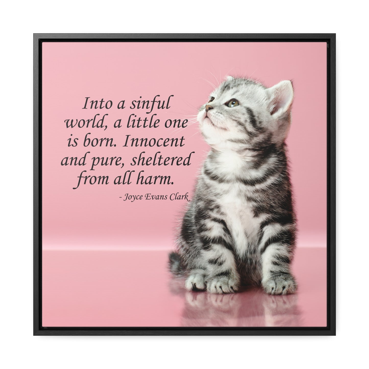 A Little One is Born Gallery Canvas Wraps, Square Frame