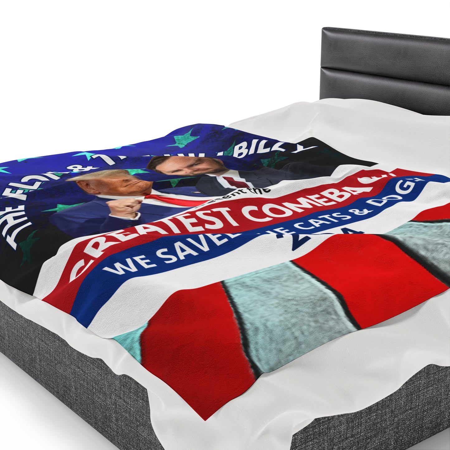 Felon & Hillbilly Greatest Comeback Velveteen Plush Blanket