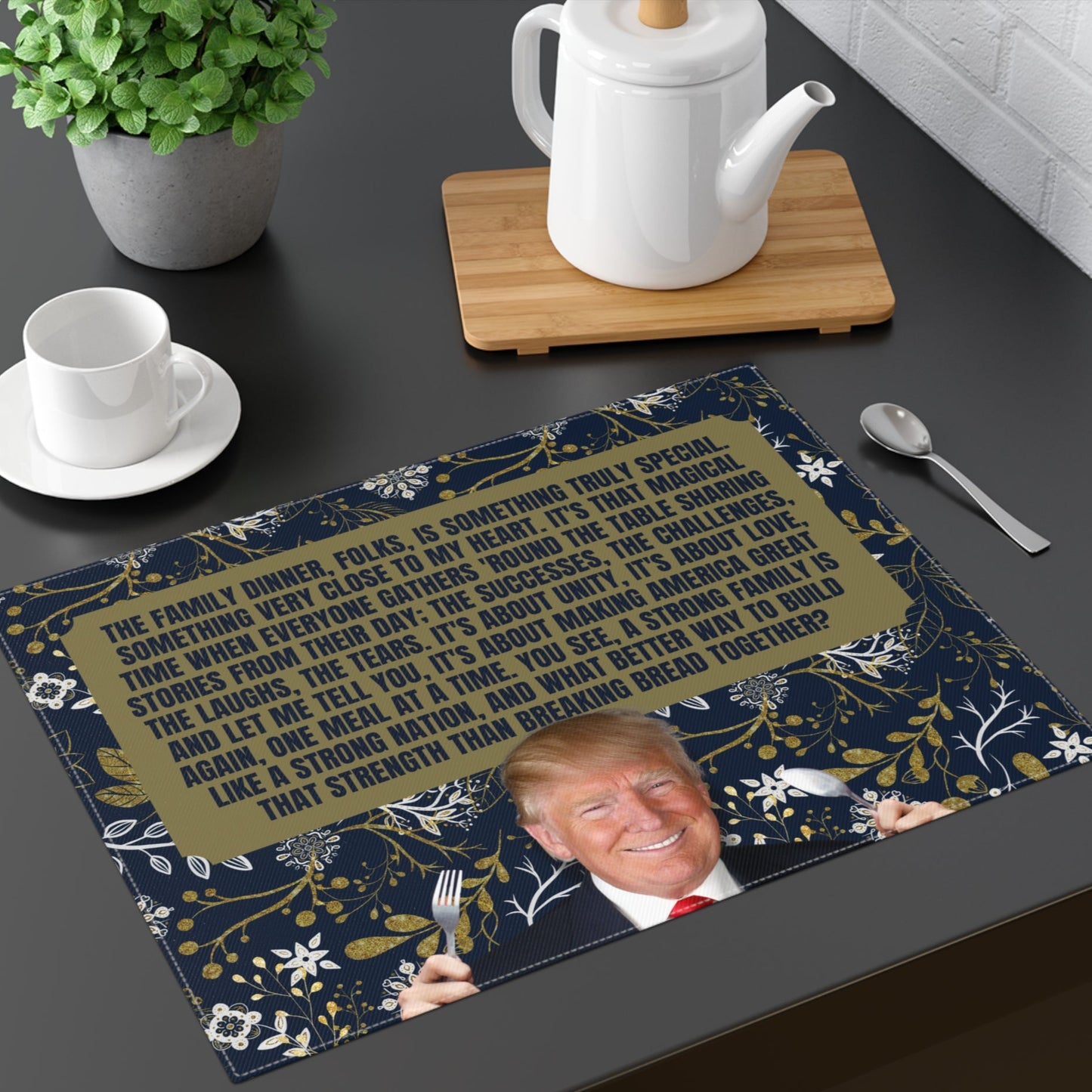 Trump Family Dinner Placemat, 1pc