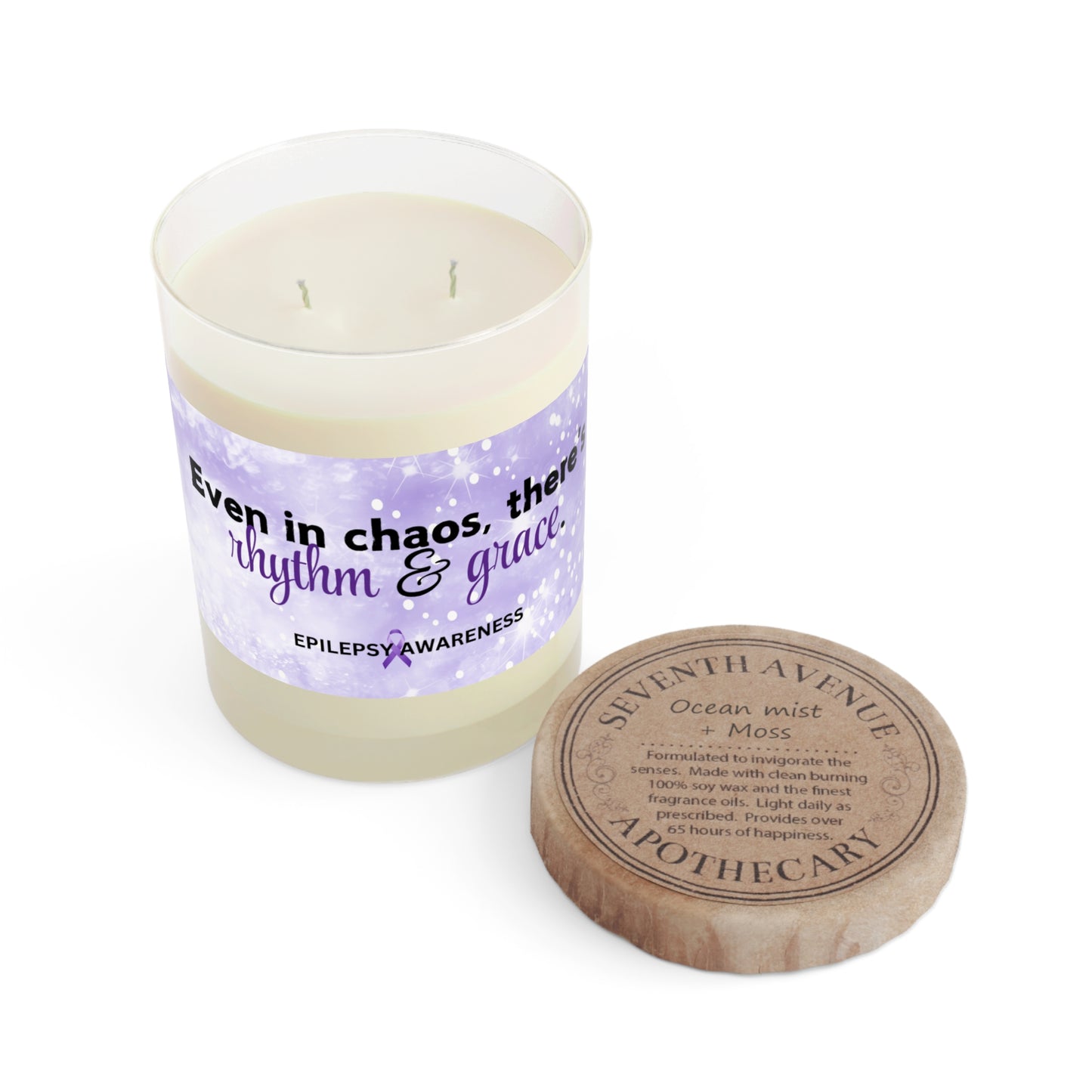 Chaos, Rhythm & Grace Scented Candle - Full Glass, 11oz