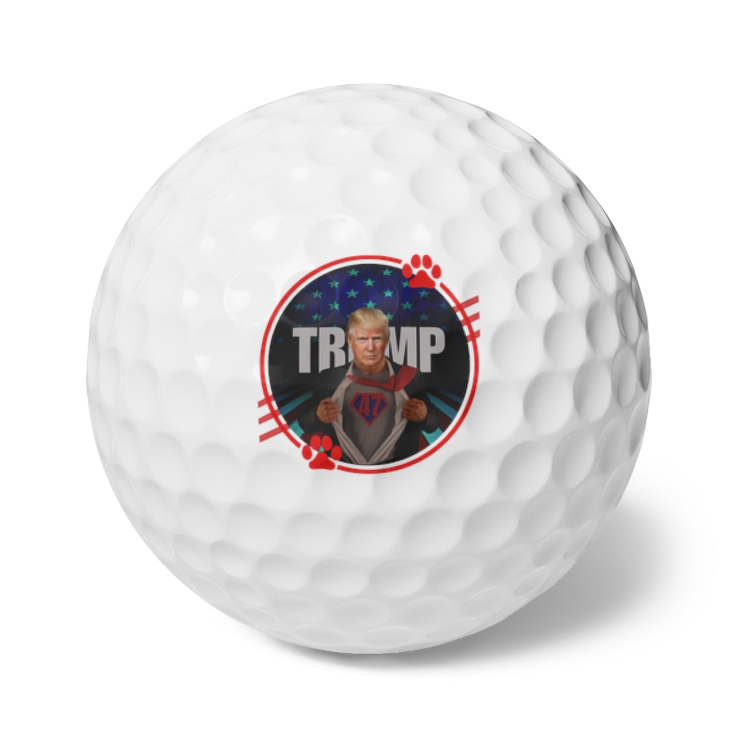 Trump 47 Golf Balls, 6pcs