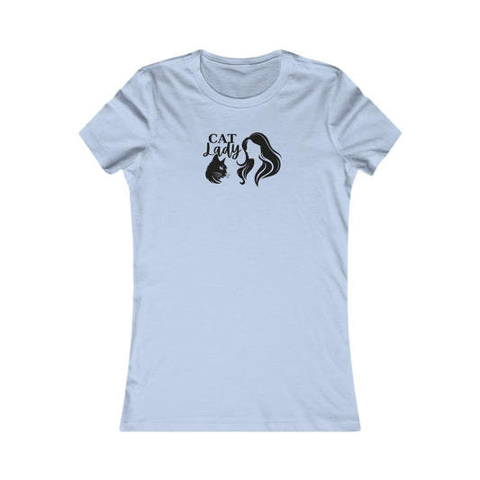 Shadow Cat Lady Women's Favorite Tee - T - Shirt - Epileptic Al’s Shop