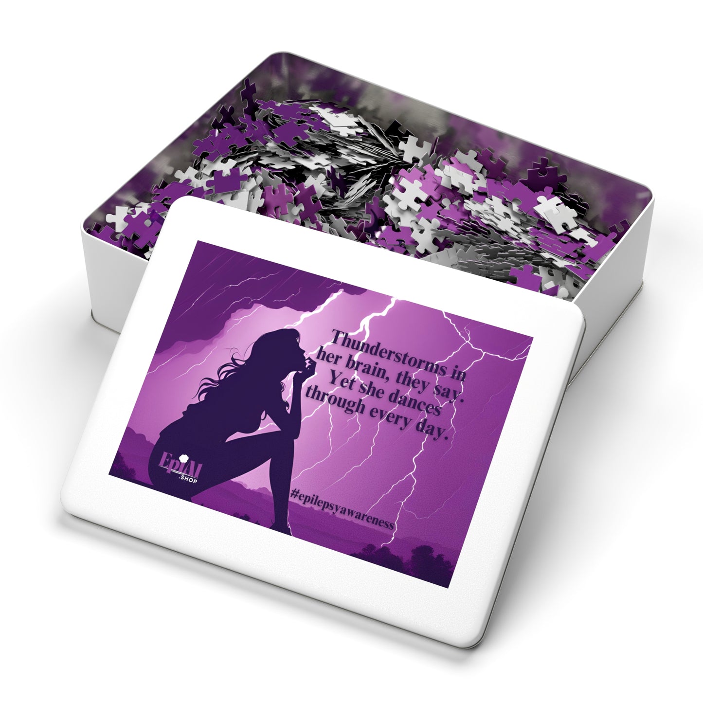 Empowering Epilepsy Awareness Jigsaw Puzzle with Tin