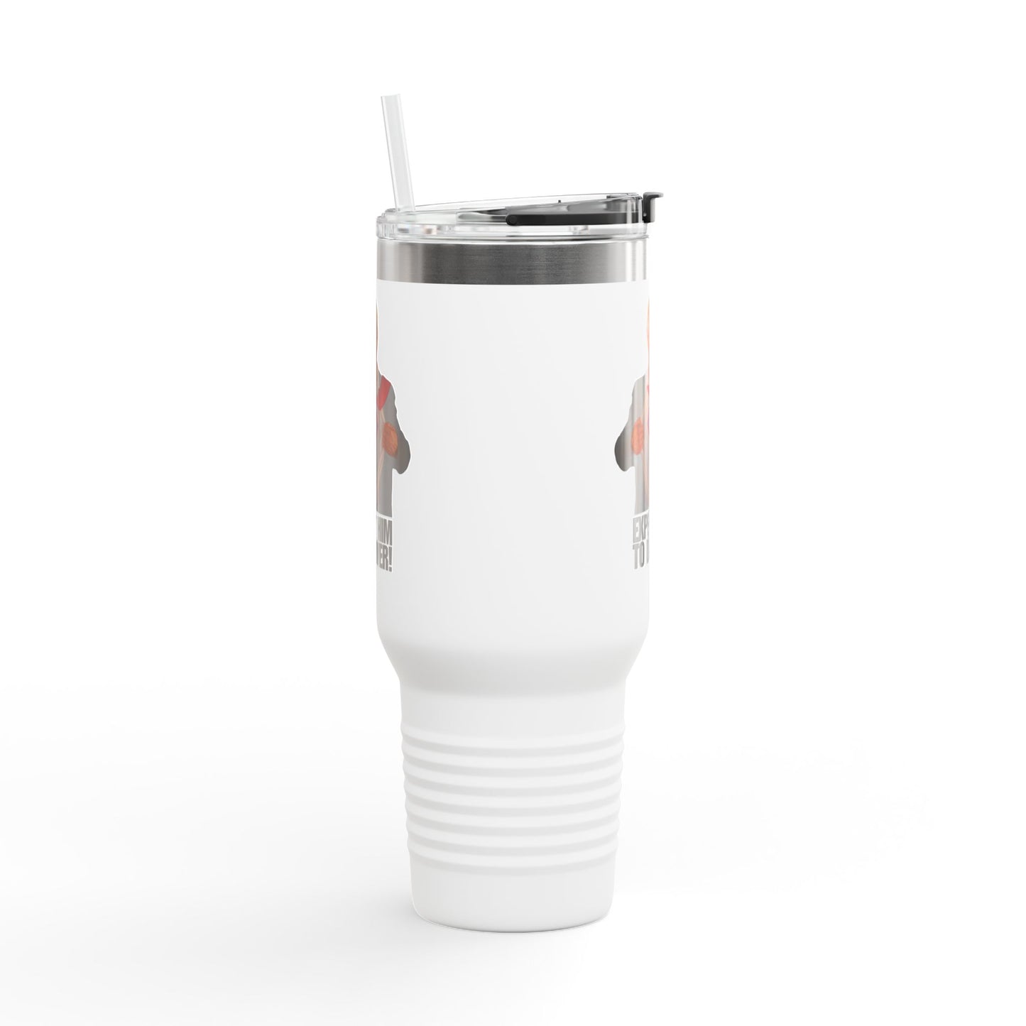 40oz Insulated Travel Mug - "Expect Him to Deliver"