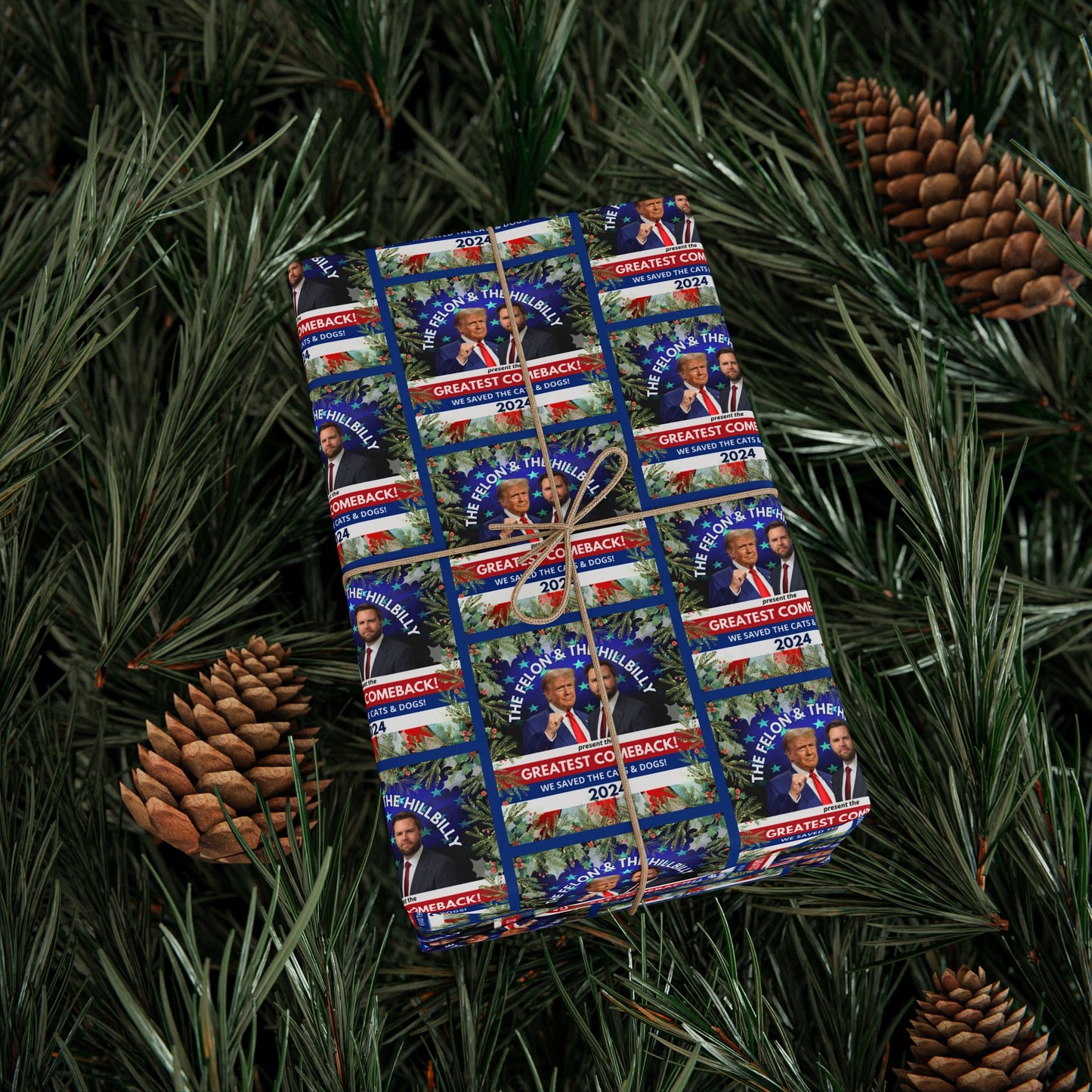 Felon & Hillbilly Christmas Wrapping Papers