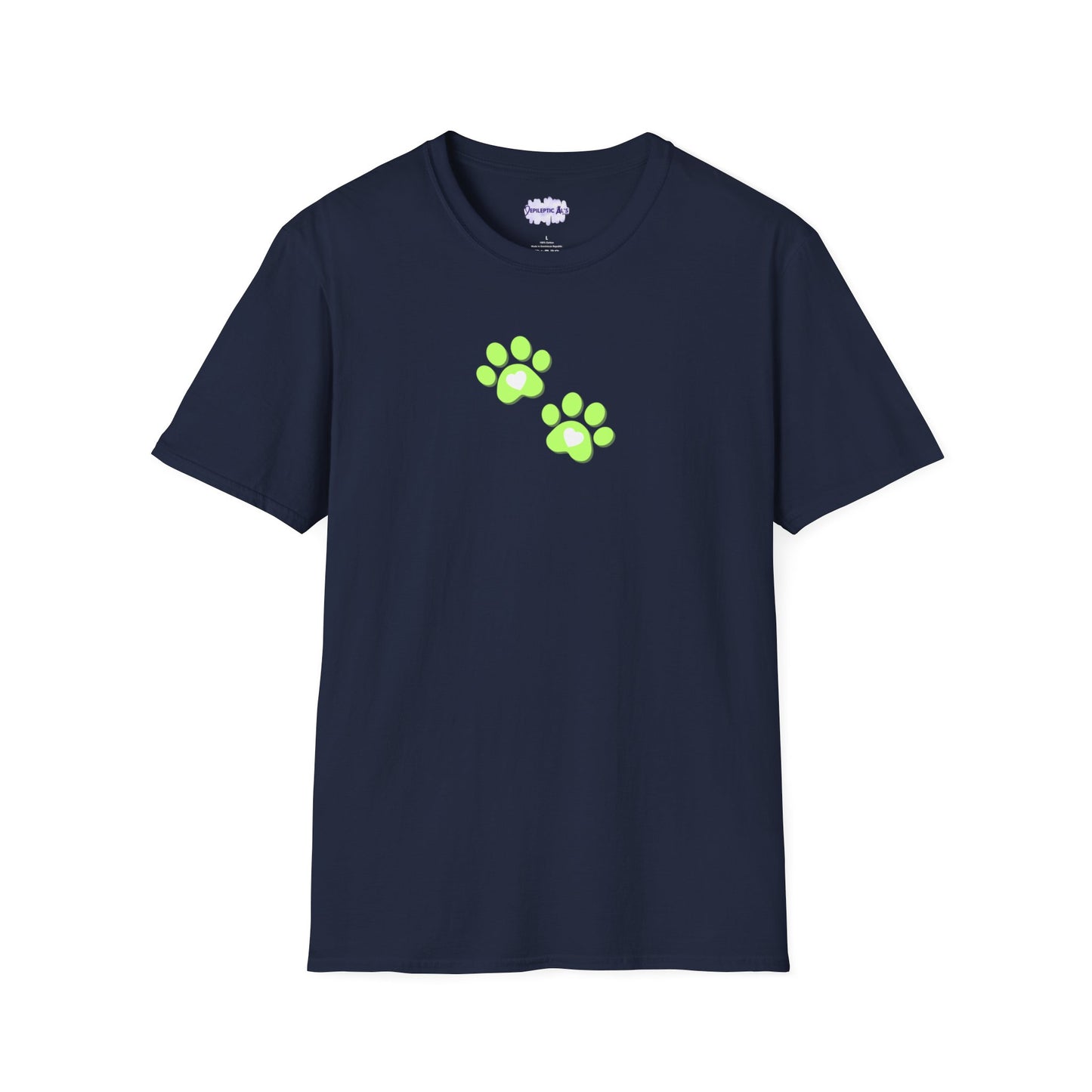 Hearty Paws Unisex Softstyle T - Shirt - T - Shirt - Epileptic Al’s Shop