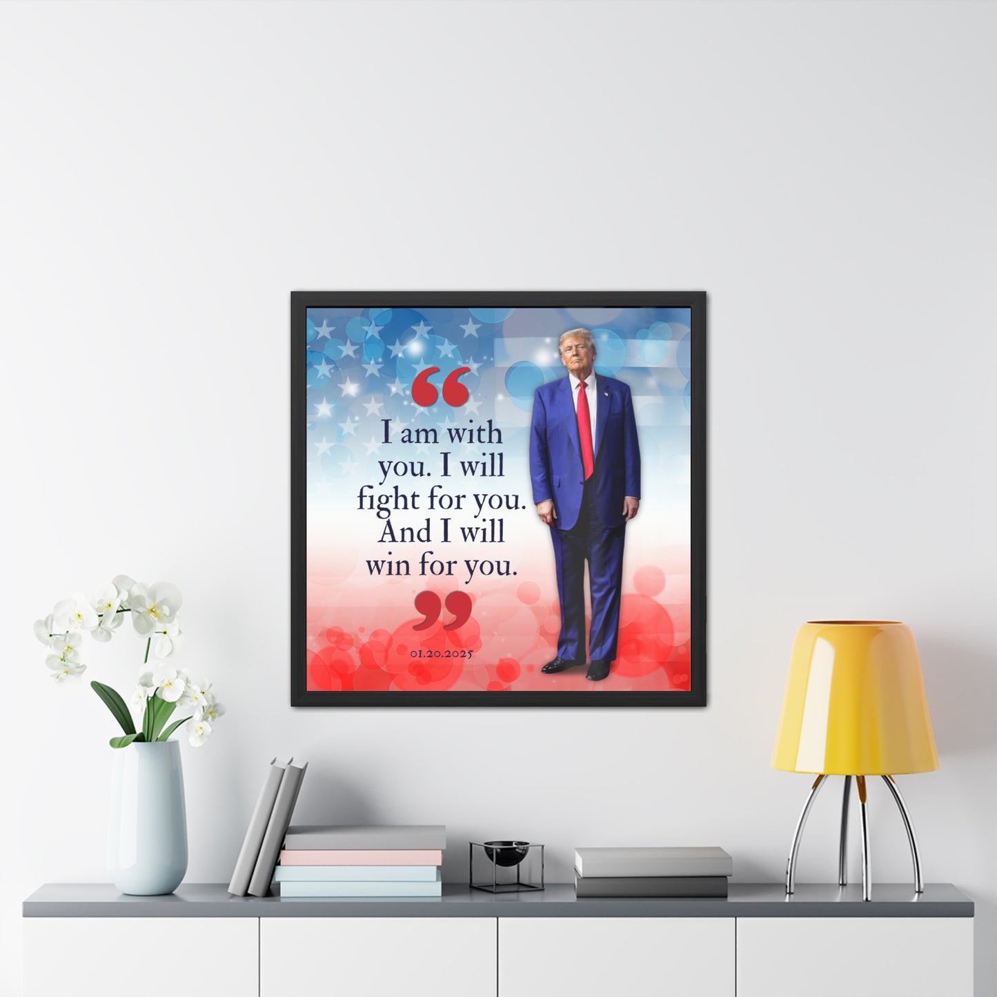 Trump I Am With You Framed Posters