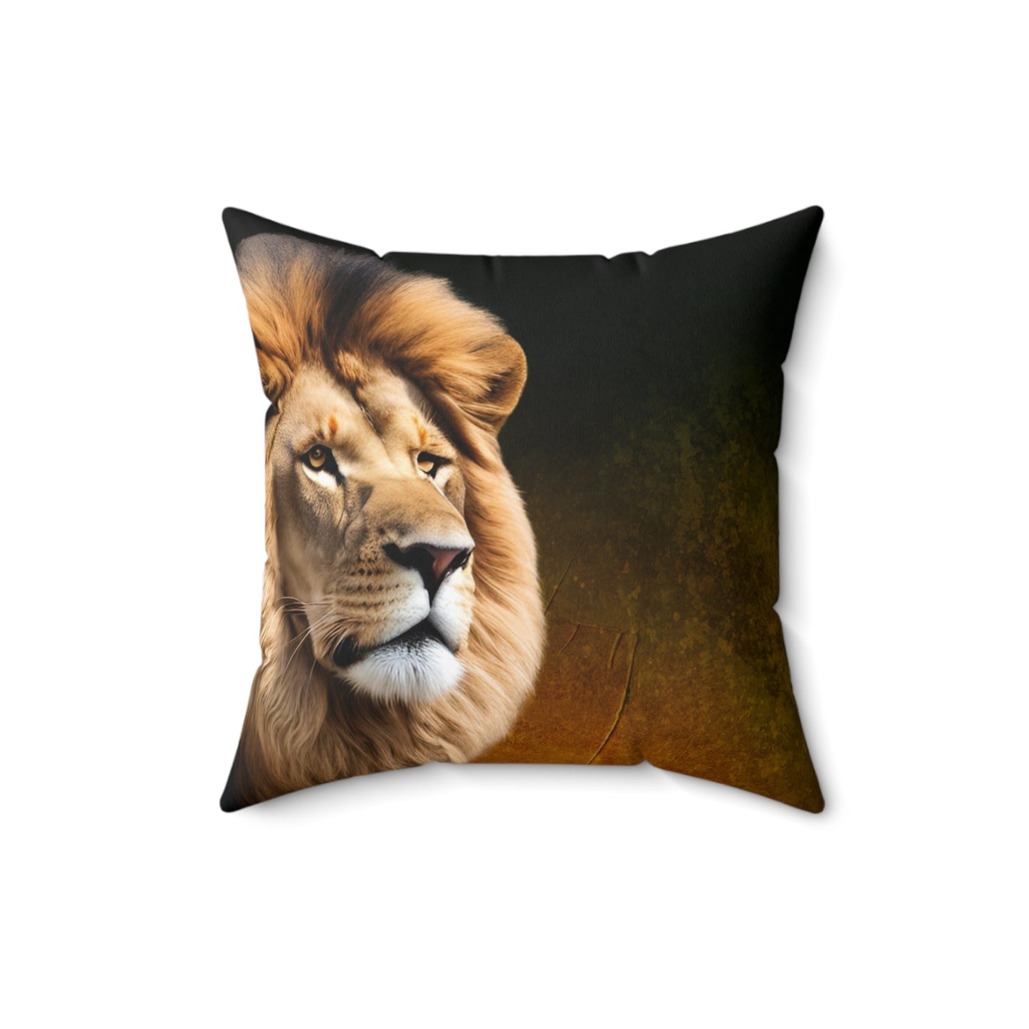 Majestic Lion Square Pillow - Statement Decor for Nature Lovers