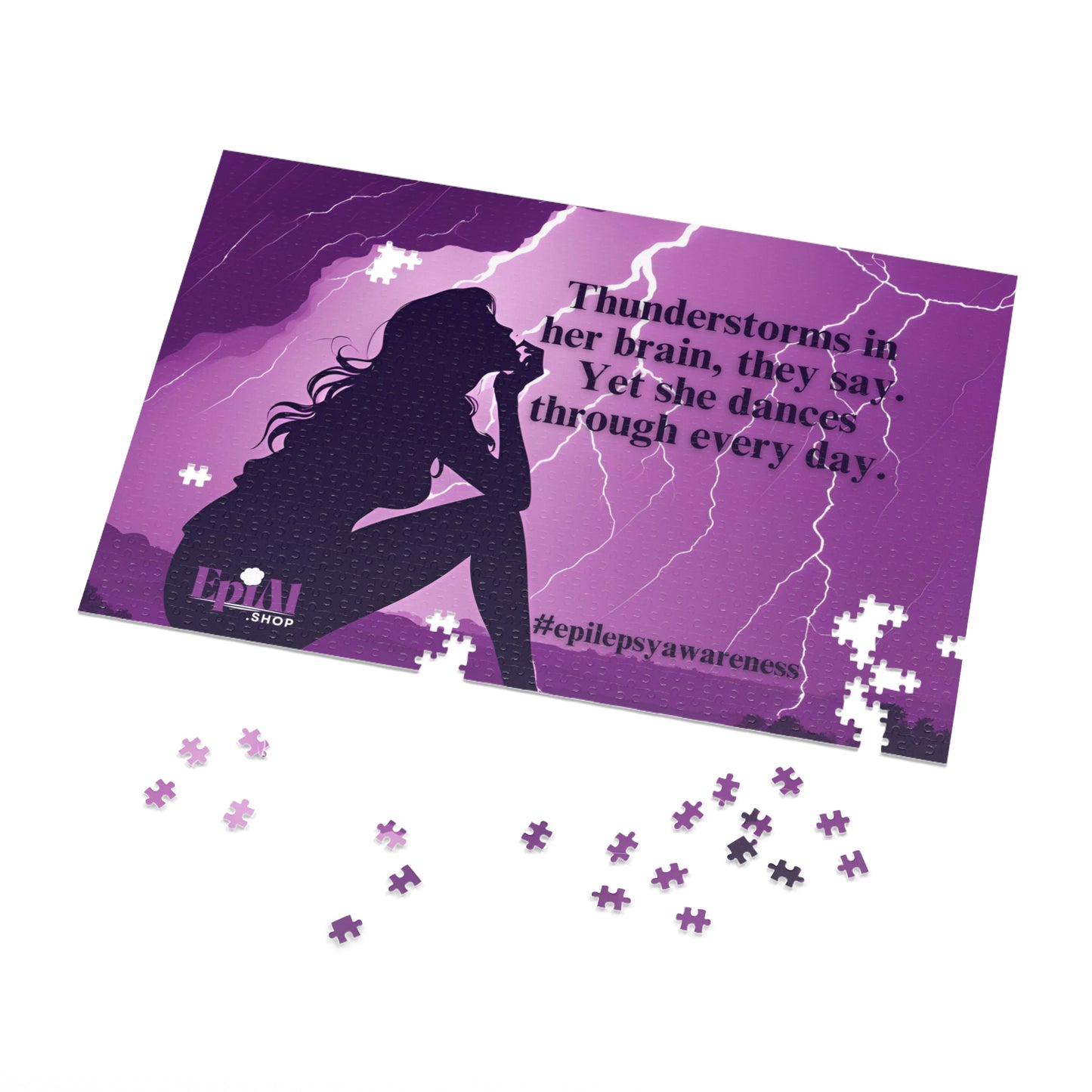 Empowering Epilepsy Awareness Jigsaw Puzzle with Tin