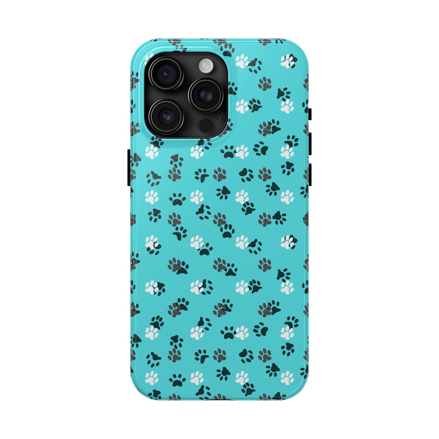 Teal Paws Tough Phone Cases - Phone Case - Epileptic Al’s Shop