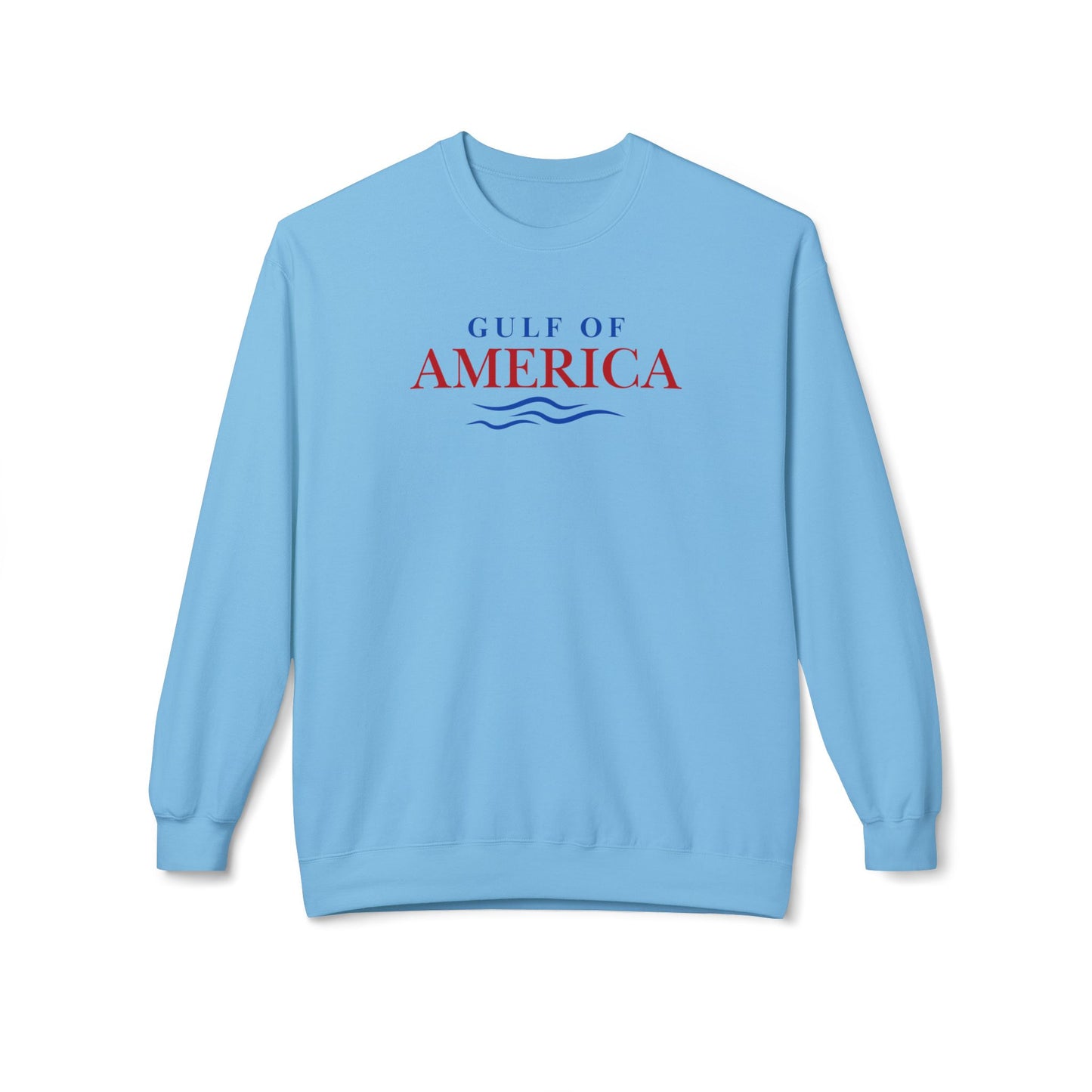 Gulf of America Fleece Sweatshirt - Unisex Midweight Crewneck for Coastal Vibes