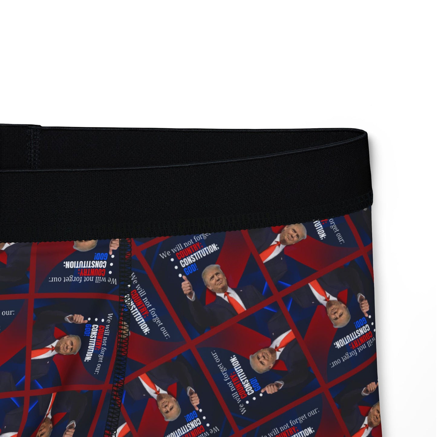 Trump Country Constitution God Pattern Men's Boxers