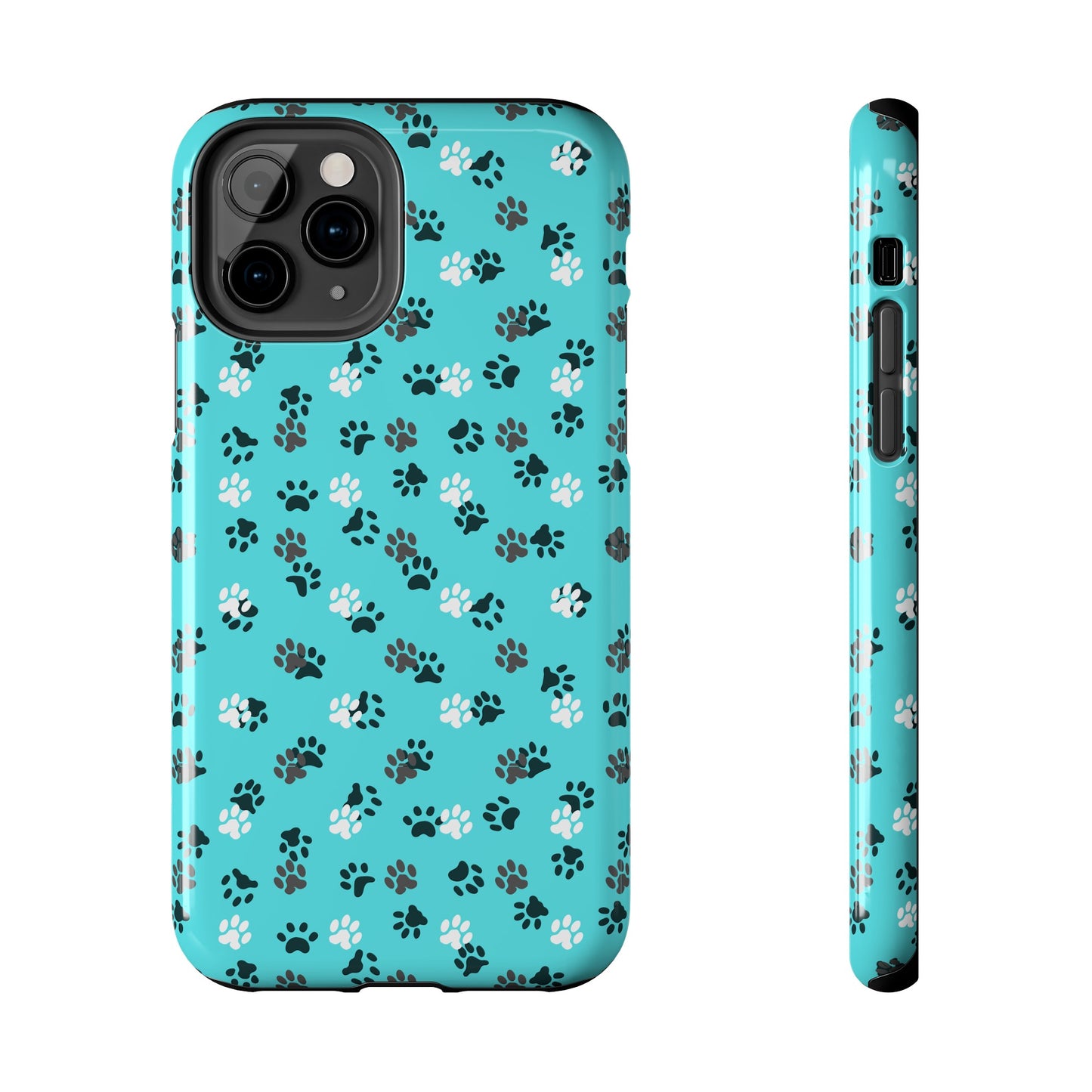 Teal Paws Tough Phone Cases - Phone Case - Epileptic Al’s Shop