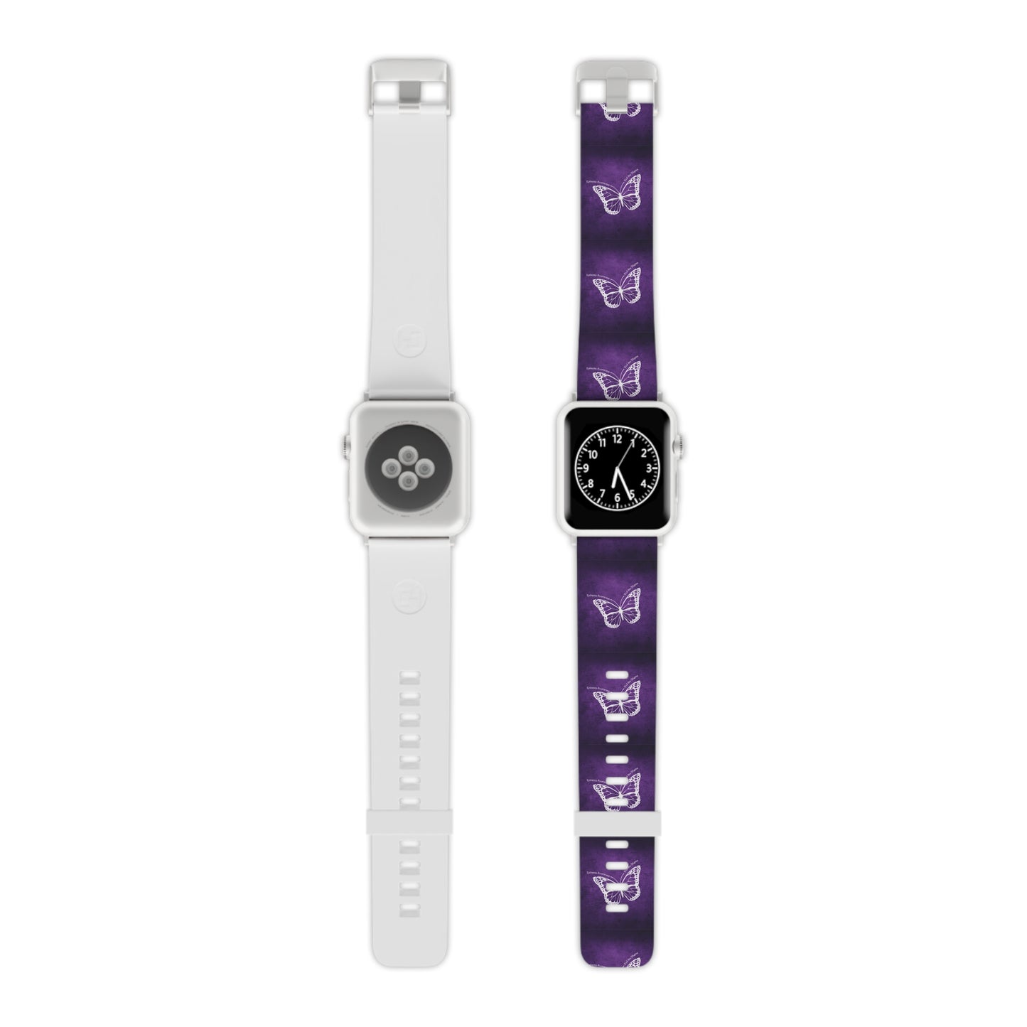 Purple Butterfly Apple Watch Band for Epilepsy Awareness