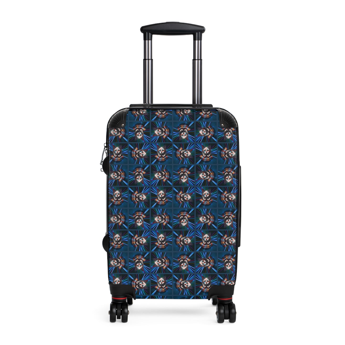 Vibrant Travel Suitcase with Bold Design