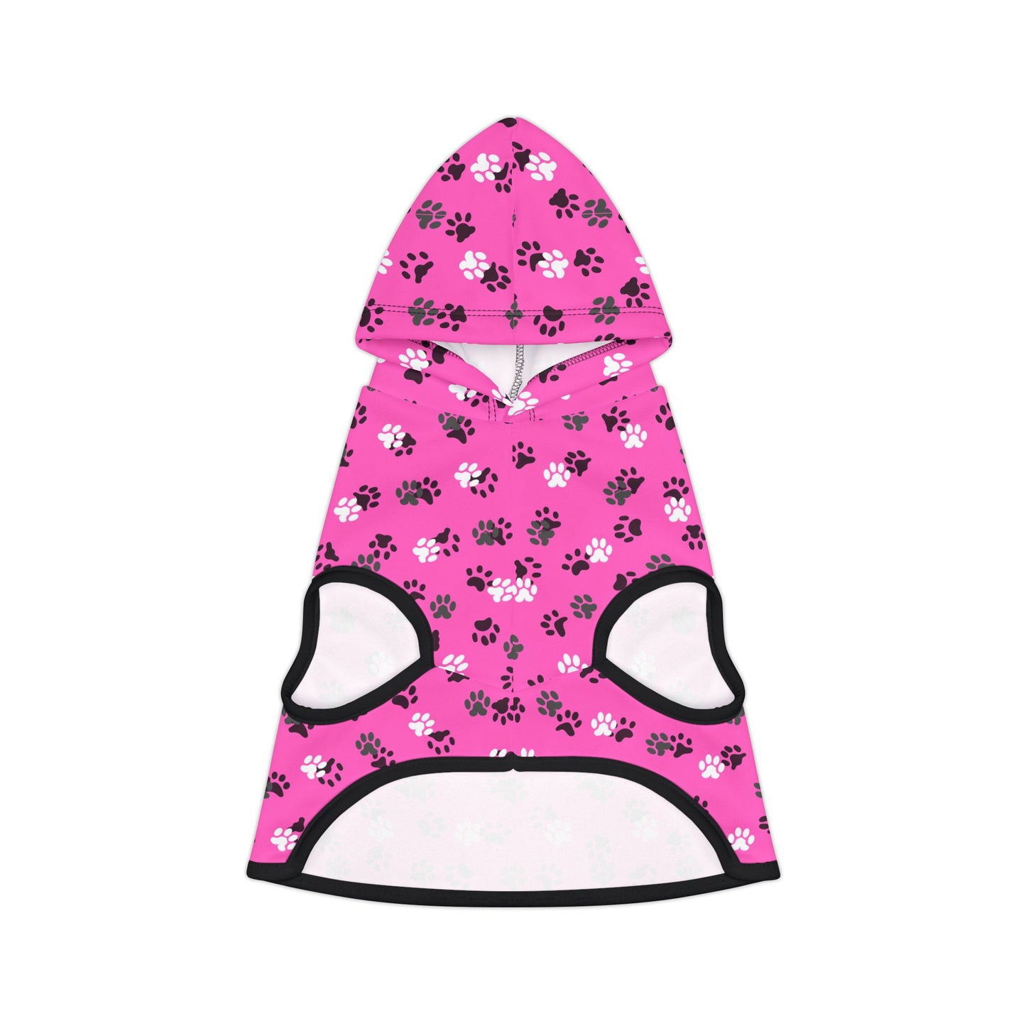 Pink Paw Prints Pet Hoodie