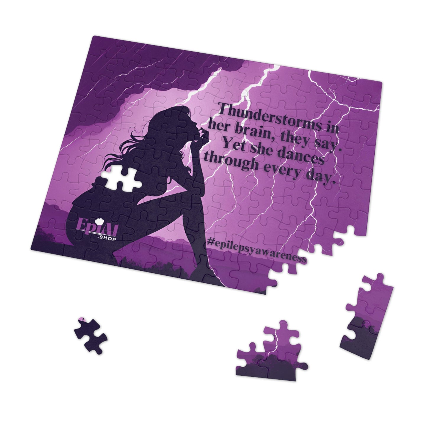 Empowering Epilepsy Awareness Jigsaw Puzzle with Tin