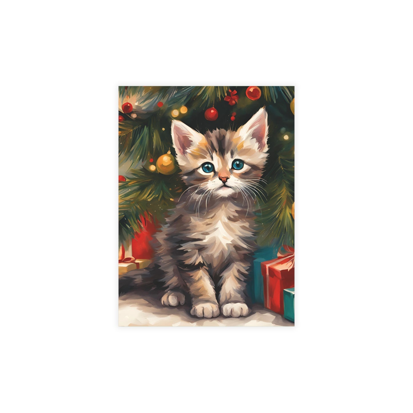 Kittenly Christmas Postcard Bundles (envelopes included)