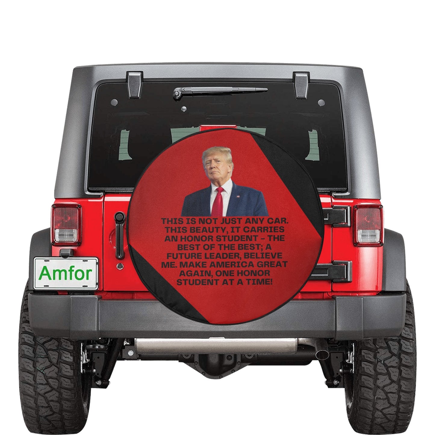 Trump Honor Student Spare Tire Cover(Large)(17")