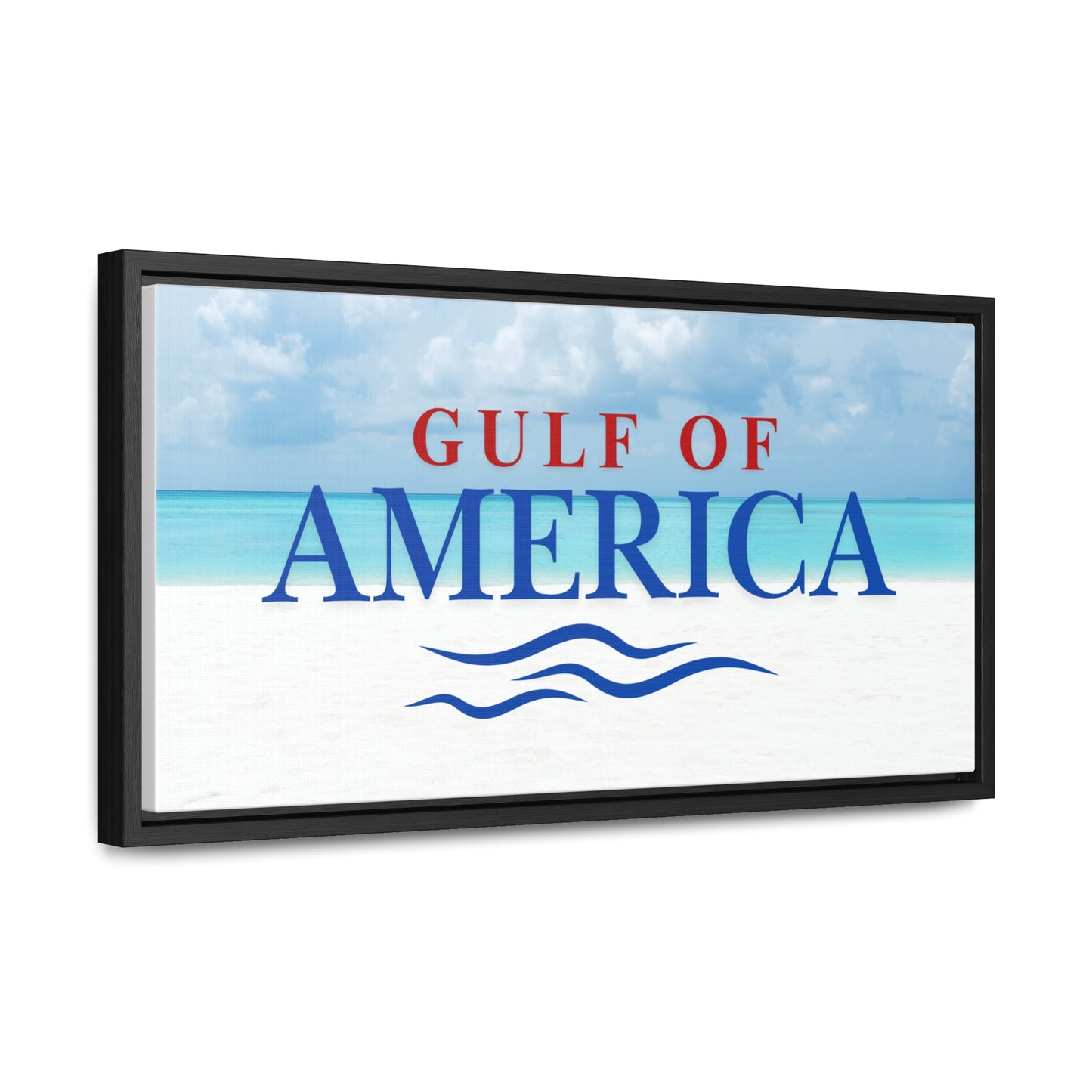 Gulf of America Canvas Wrap - Coastal Wall Art for Beach Lovers