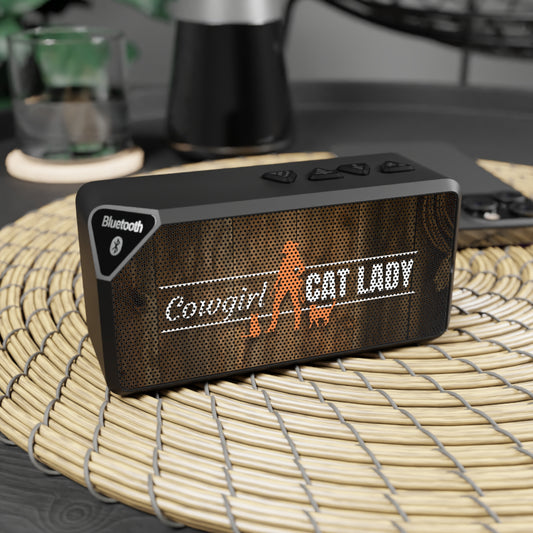 Cowgirl Cat Lady Jabba Bluetooth Speaker