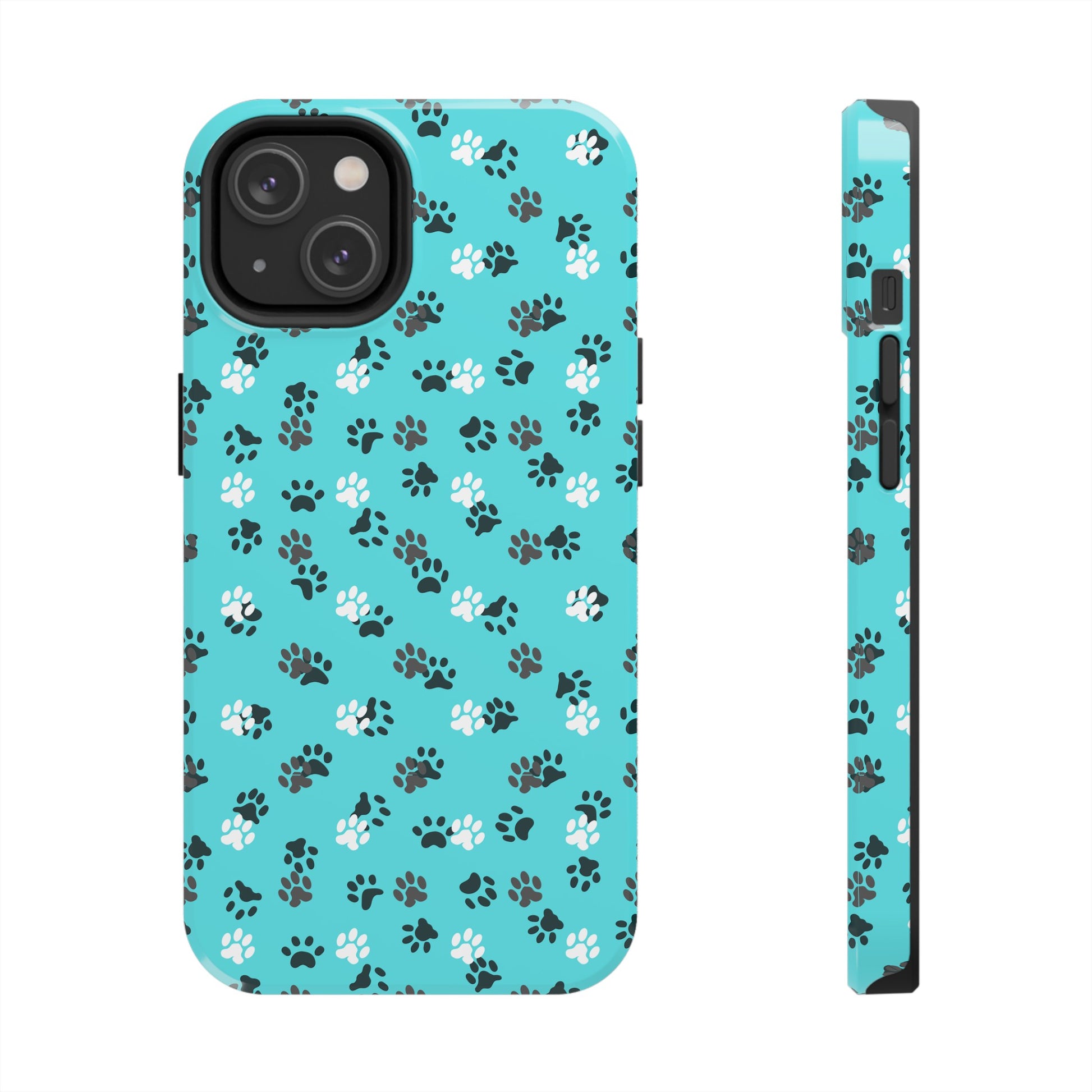 Teal Paws Tough Phone Cases - Phone Case - Epileptic Al’s Shop