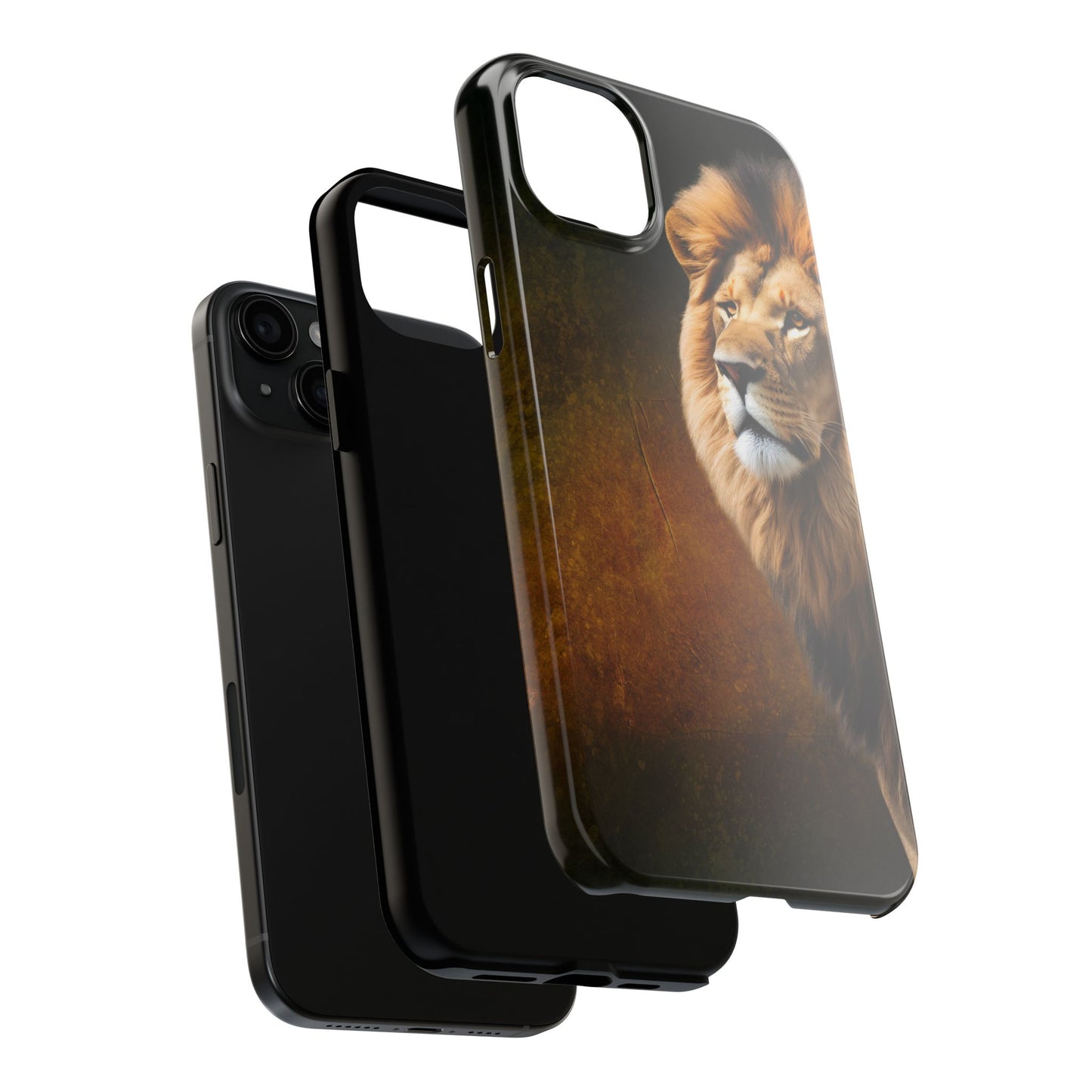 Majestic Lion Tough Phone Case - Durable Protection for Wildlife Lovers