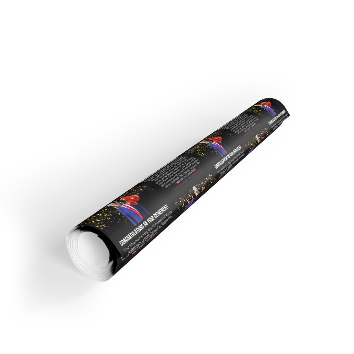 Trump Retirement Gift Wrapping Paper Rolls, 1pc