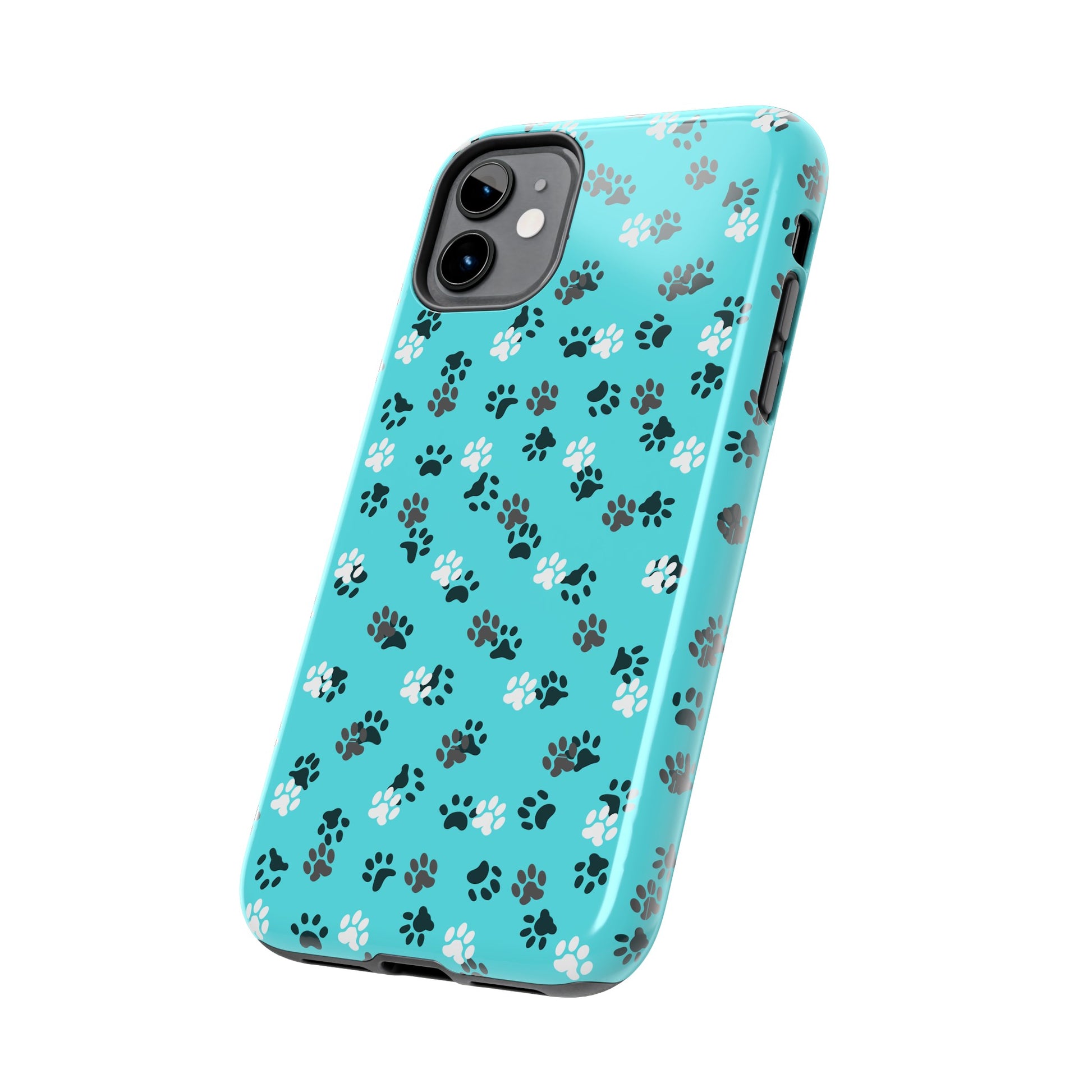 Teal Paws Tough Phone Cases - Phone Case - Epileptic Al’s Shop