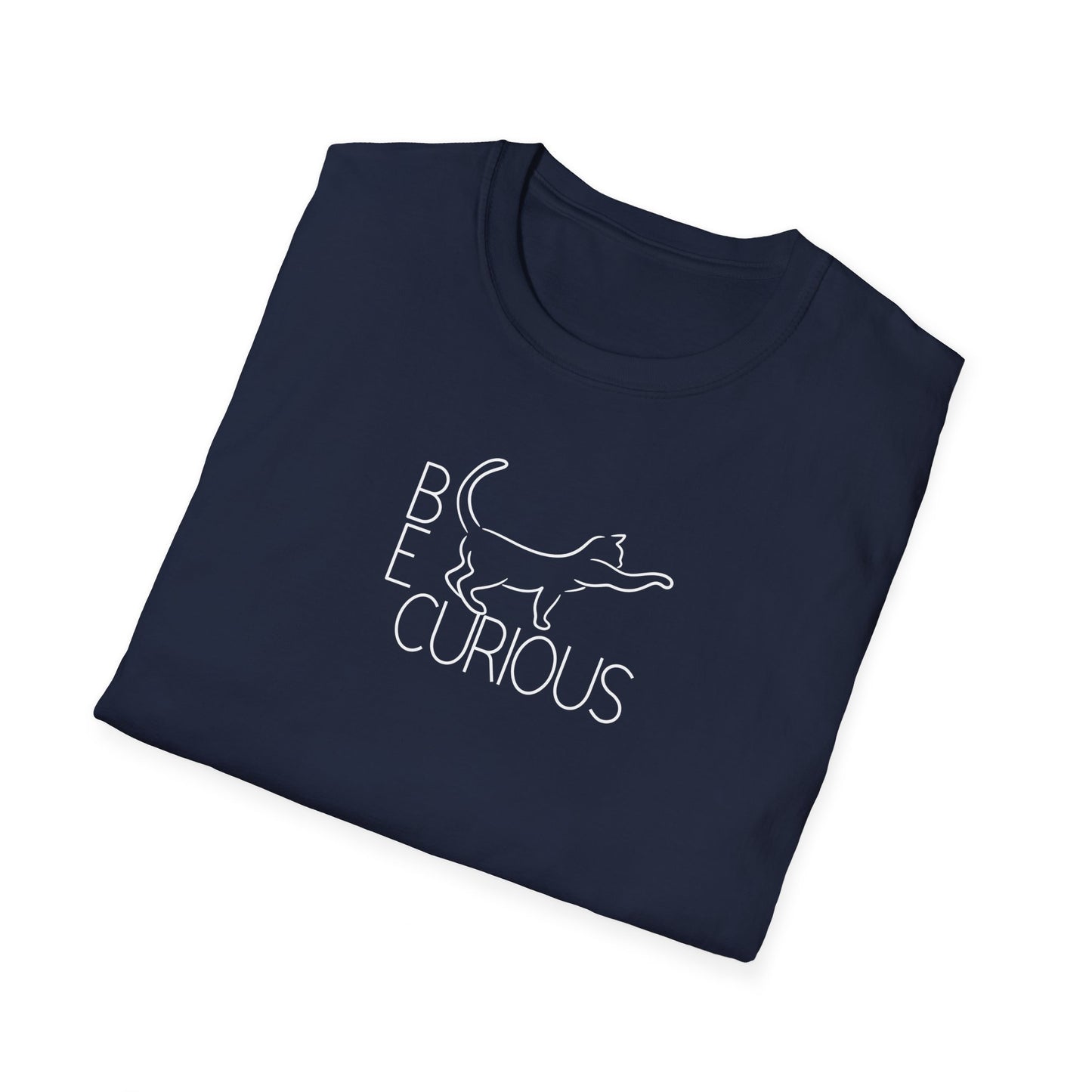 Be Curious Unisex Softstyle T - Shirt - T - Shirt - Epileptic Al’s Shop