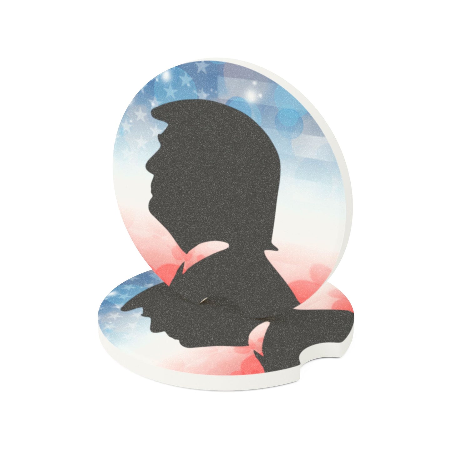 Donald Trump Soapstone Car Coaster